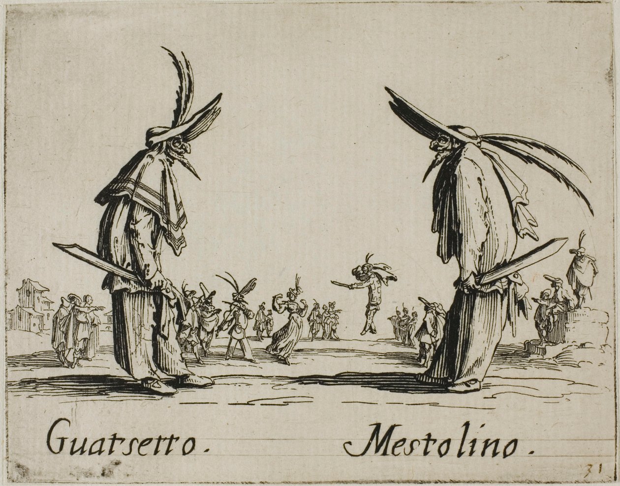 Guatsetto - Mestolino，Balli di Sfessania 第 5 版 作者 雅克·卡洛