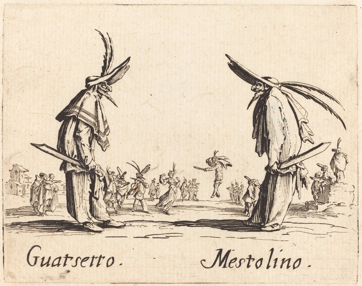 Guatsetto和Mestolino 作者 雅克·卡洛