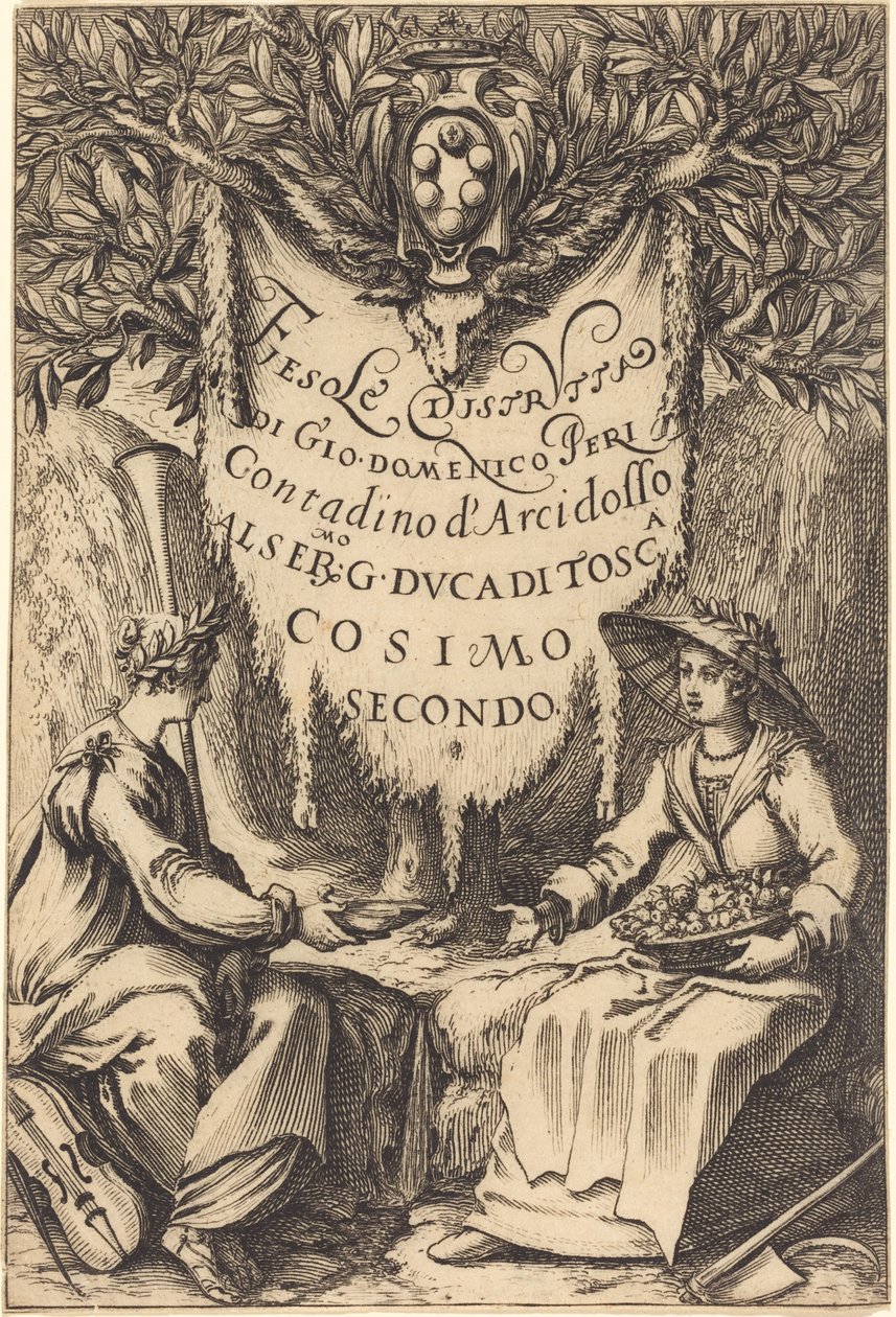 La belle jardiniere, 1619. 作者 雅克·卡洛