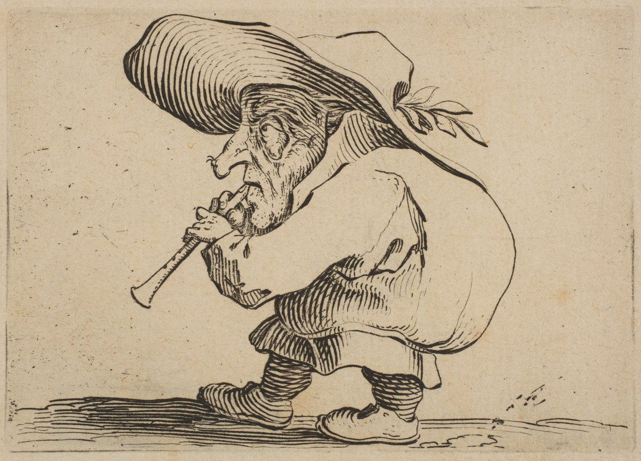 Le Joueur de Flageolet来自Varie Figure Gobbi的Flageolet播放器套件，称为... 1616-22。 作者 雅克·卡洛
