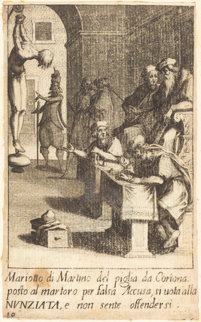 Mariotto di Martino, 1619年。 作者 雅克·卡洛