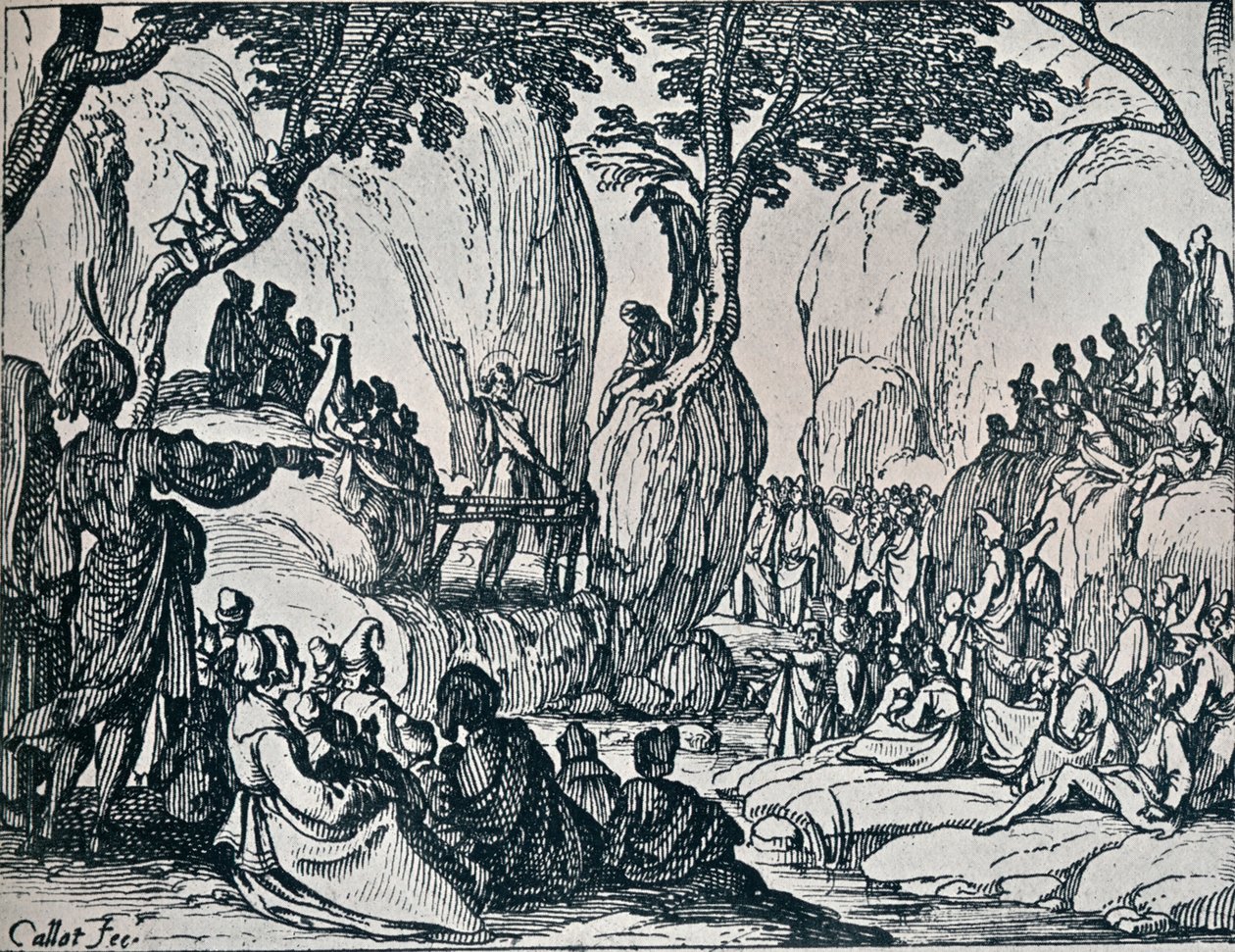 第三号-圣约翰·普林（John Preaching），1635年，1924年 作者 雅克·卡洛