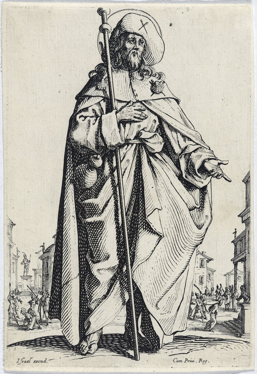 1631年，来自LesGrandsApôtres（The Great Apostles）的Saint James the Greater 作者 雅克·卡洛