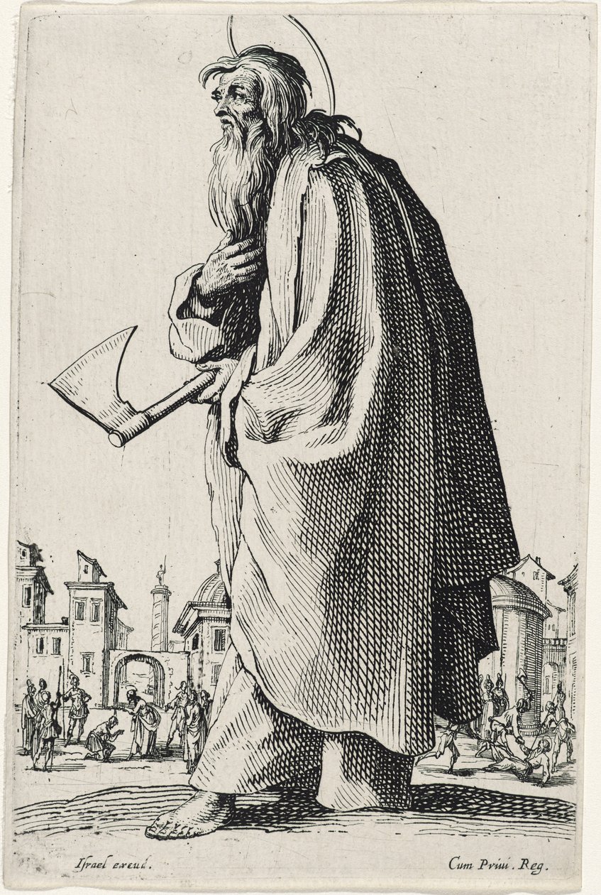 1631年，LesGrandsApôtres（The Great Apostles）的Saint Thaddeus或Saint Judas 作者 雅克·卡洛