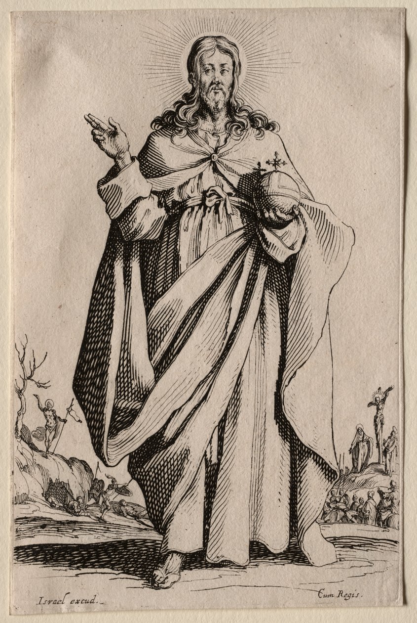 Salvatoris Beatae Mariae Virginis Sanctorum Apostolorum Icones / Les Grands Apôtres（《大使徒》）：救世主 作者 雅克·卡洛