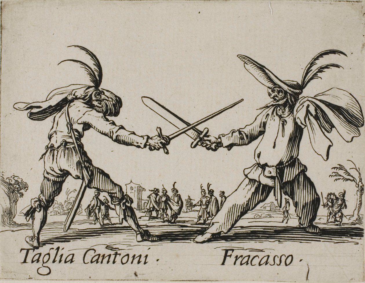 Cut Cantoni - Fracasso，Balli di Sfessania 第 24 盘 作者 雅克·卡洛