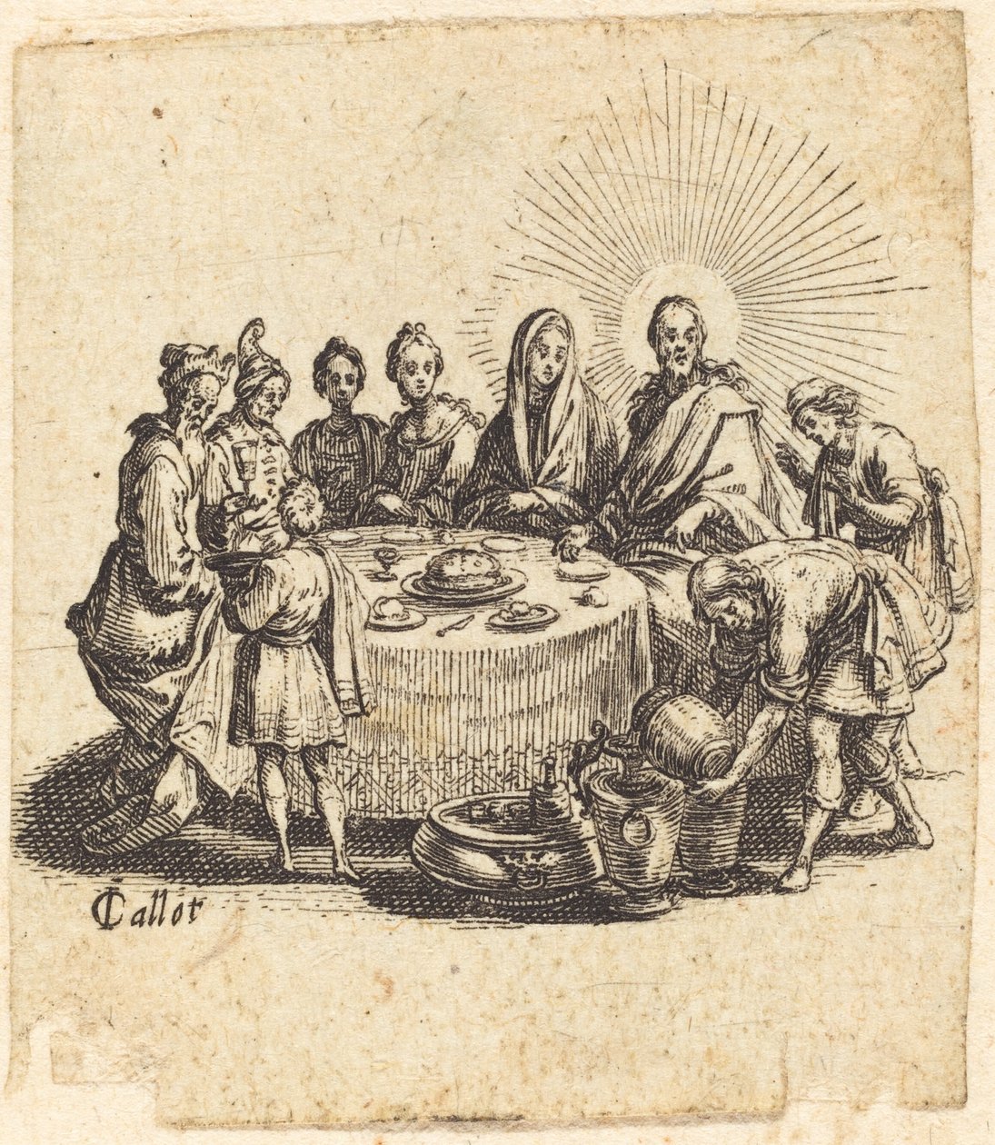 迦纳的婚礼》，1618年。 作者 雅克·卡洛