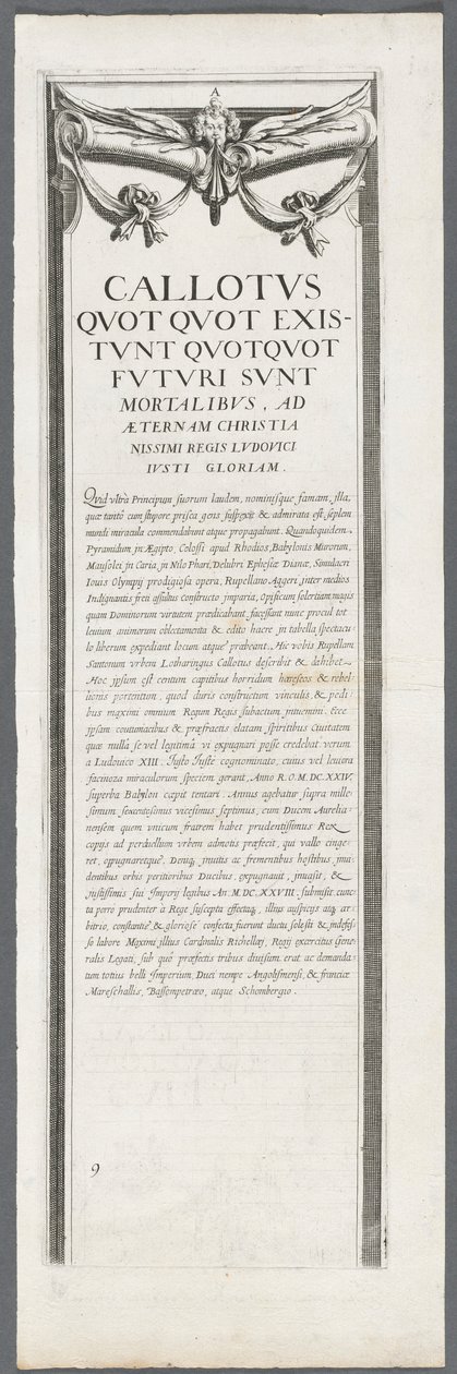 围攻拉罗谢尔：第8板，1628年至1630年。 作者 雅克·卡洛