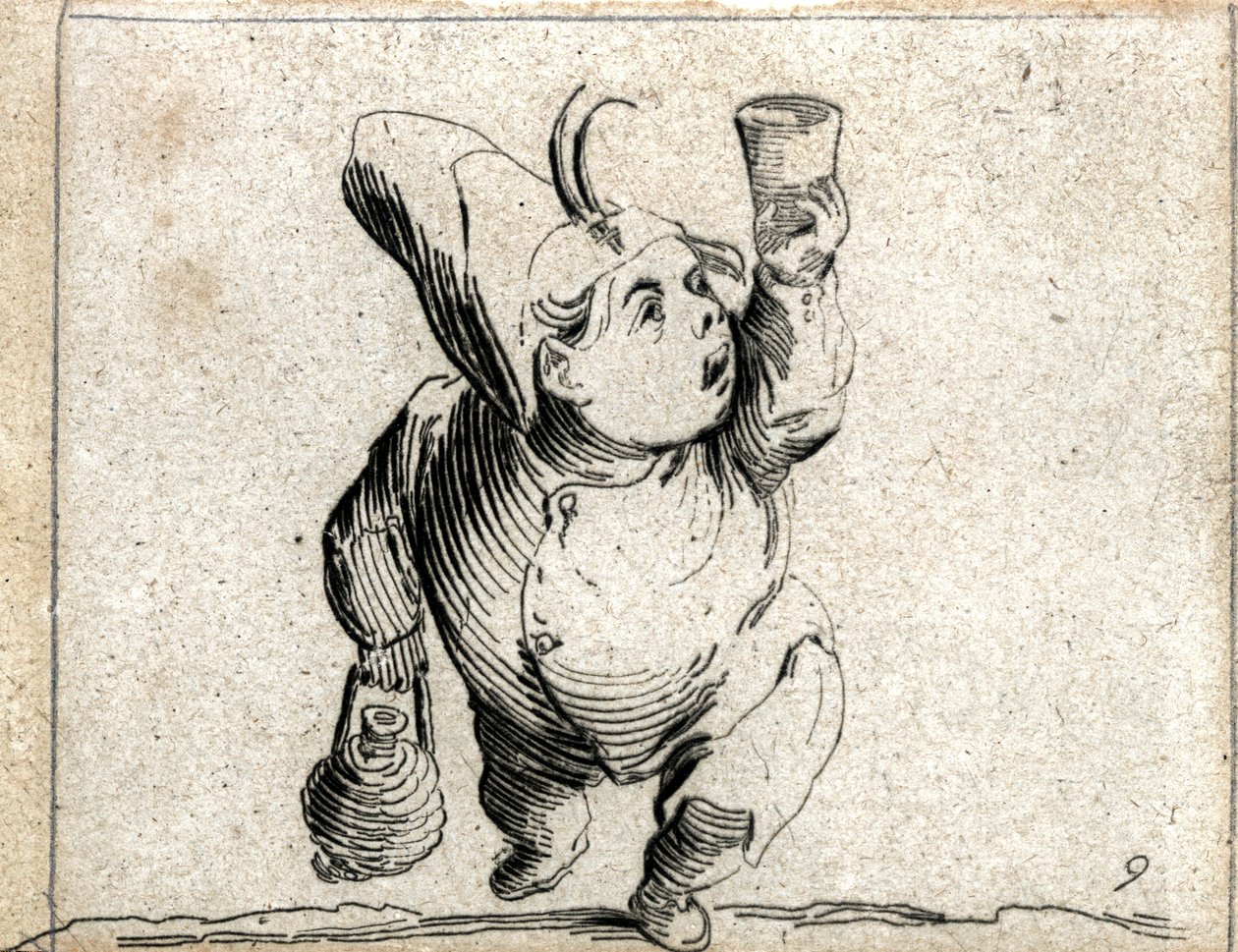 Varie Figure Gobbi ... （雕刻） 作者 雅克·卡洛