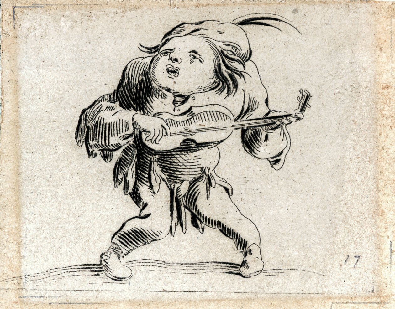 Varie Figure Gobbi ... （雕刻） 作者 雅克·卡洛