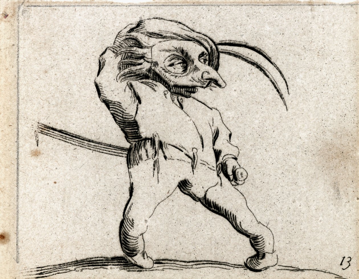 Varie Figure Gobbi ... （雕刻） 作者 雅克·卡洛