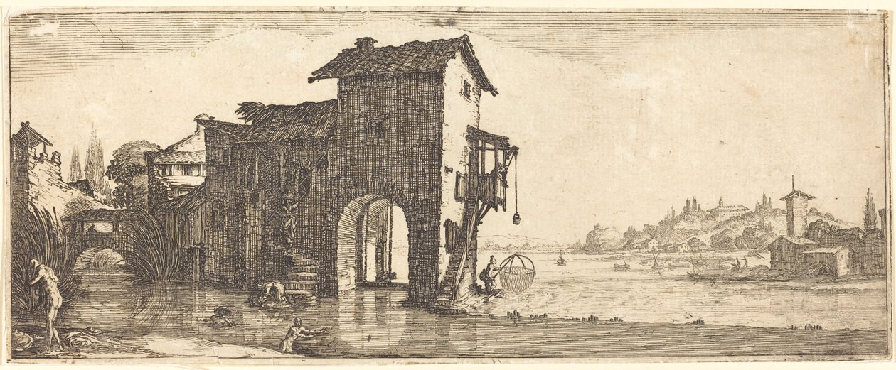 水磨坊 作者 Jacques Callot 或 Jacques Callot 的追随者