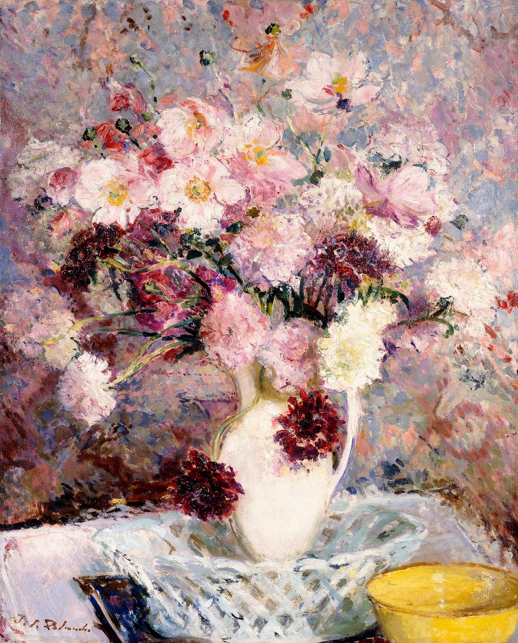 一束鲜花， 作者 雅克·埃米尔·布兰奇