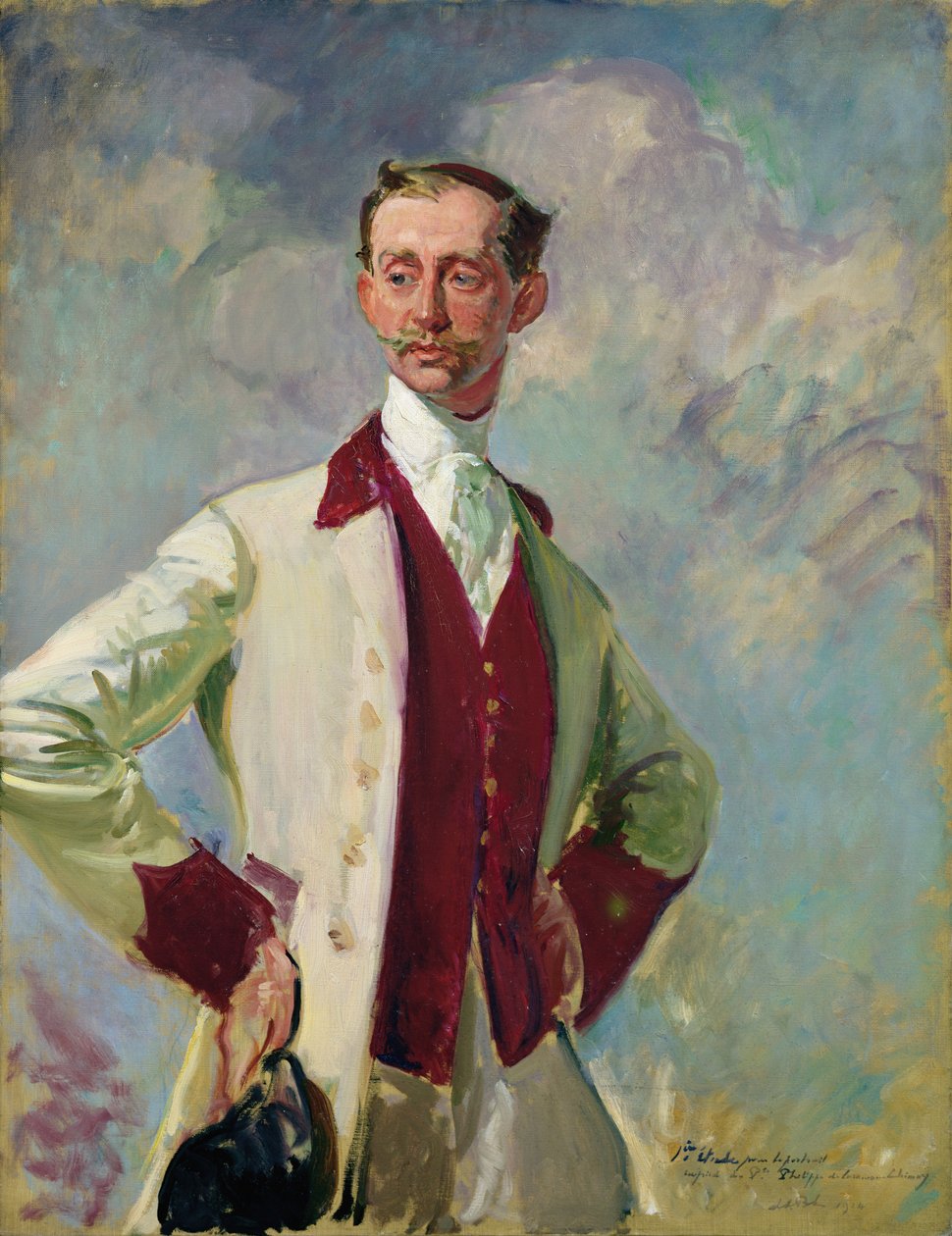Caraman-Chimay王子Joseph-Philippe-Francois de Riquet 作者 雅克·埃米尔·布兰奇