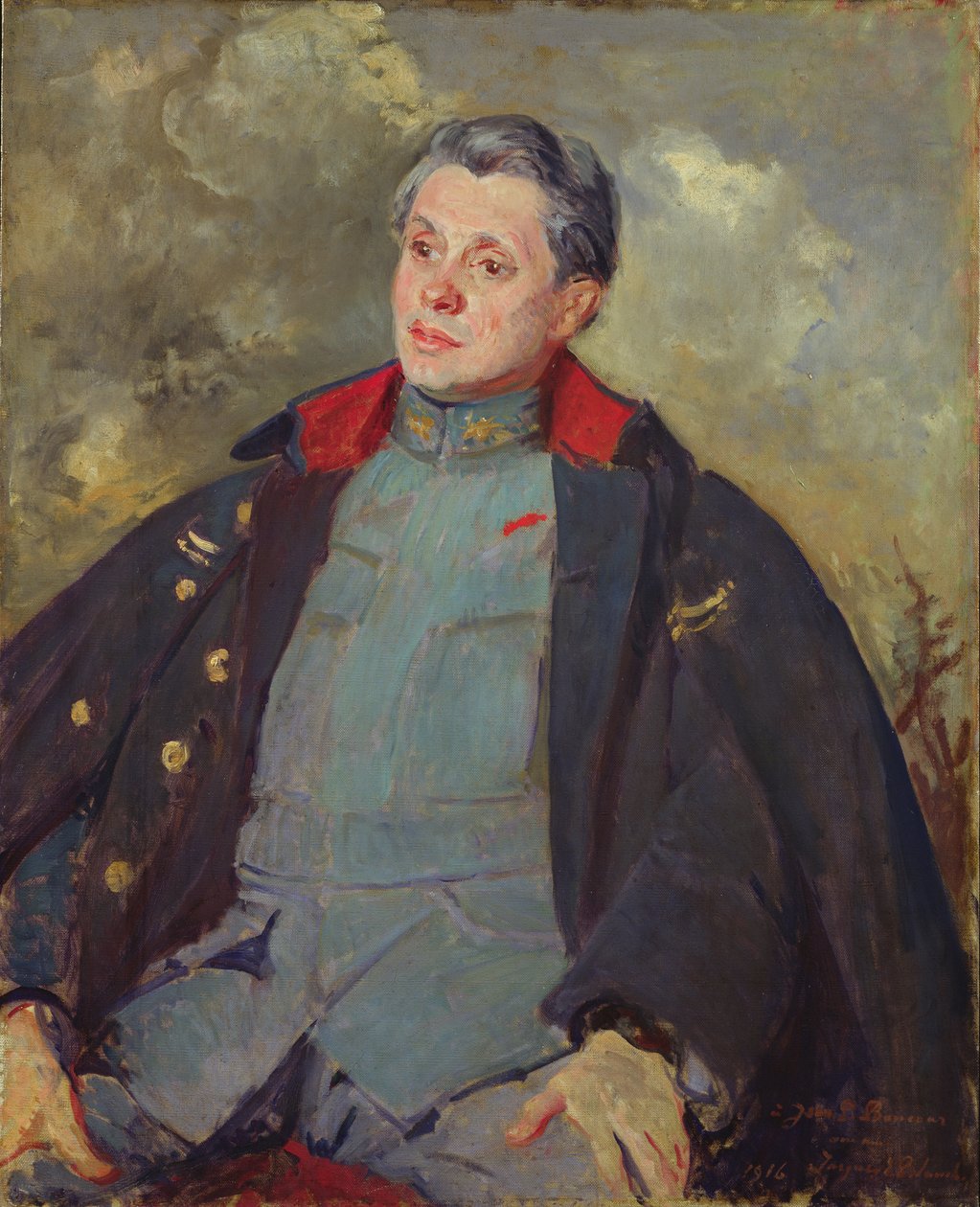 Joseph Paul-Boncour（1873-1972），制服，1916年 作者 雅克·埃米尔·布兰奇