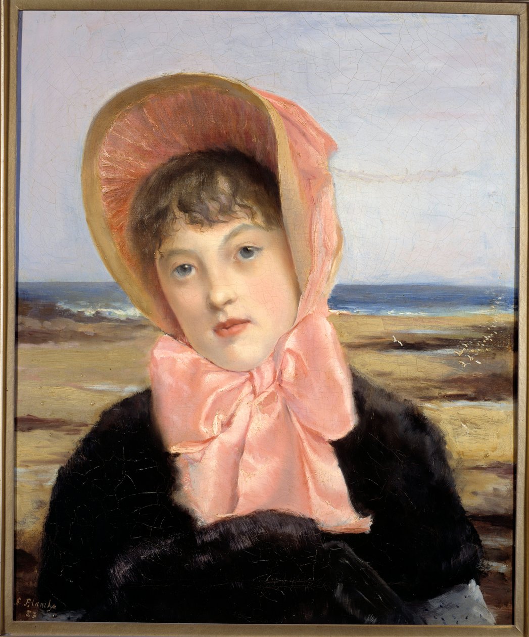 雅克·埃米尔（Jacques-Emile）Blanche（1861-1942）的粉红斗篷 作者 雅克·埃米尔·布兰奇