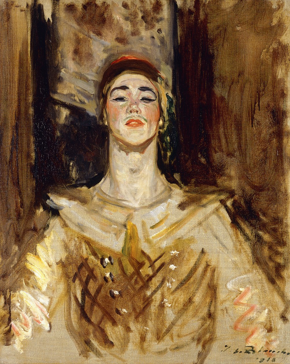 尼金斯基（Nijinsky），《东方东方》，1912年 作者 雅克·埃米尔·布兰奇