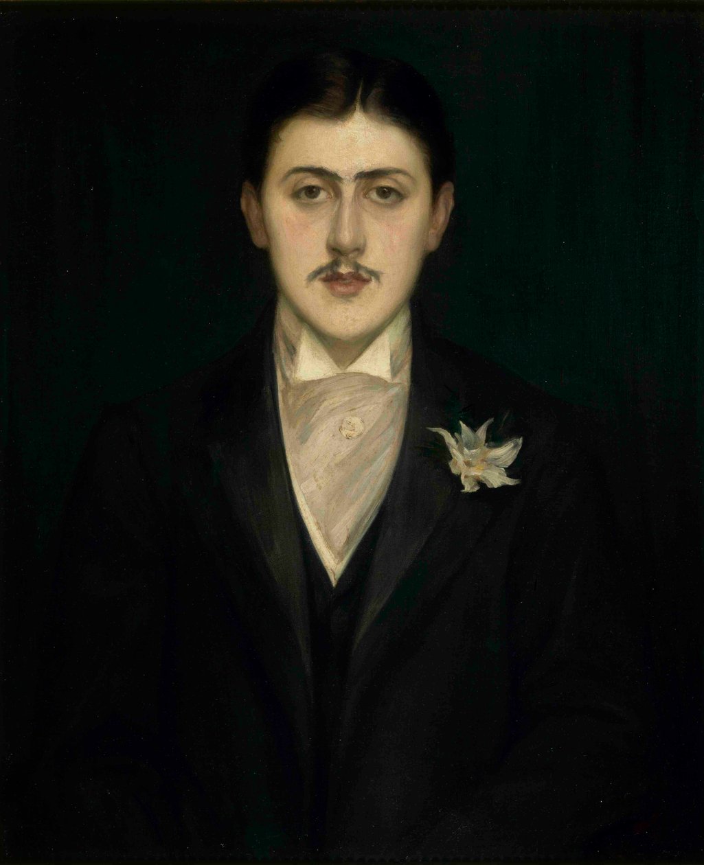 马赛·普鲁斯特的画像，1892年。 作者 雅克·埃米尔·布兰奇