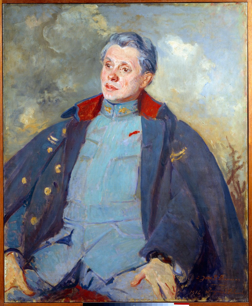 Portrait of the French politician Joseph Paul Boncour (Paul-Boncour) (1873-1972) as an officer Painting by Jacques Emile (Jacques-Emile) Blanche (1861-1942) 1916 Sun. 0,81x1 m Rouen, musee des Beaux Arts 作者 雅克·埃米尔·布兰奇