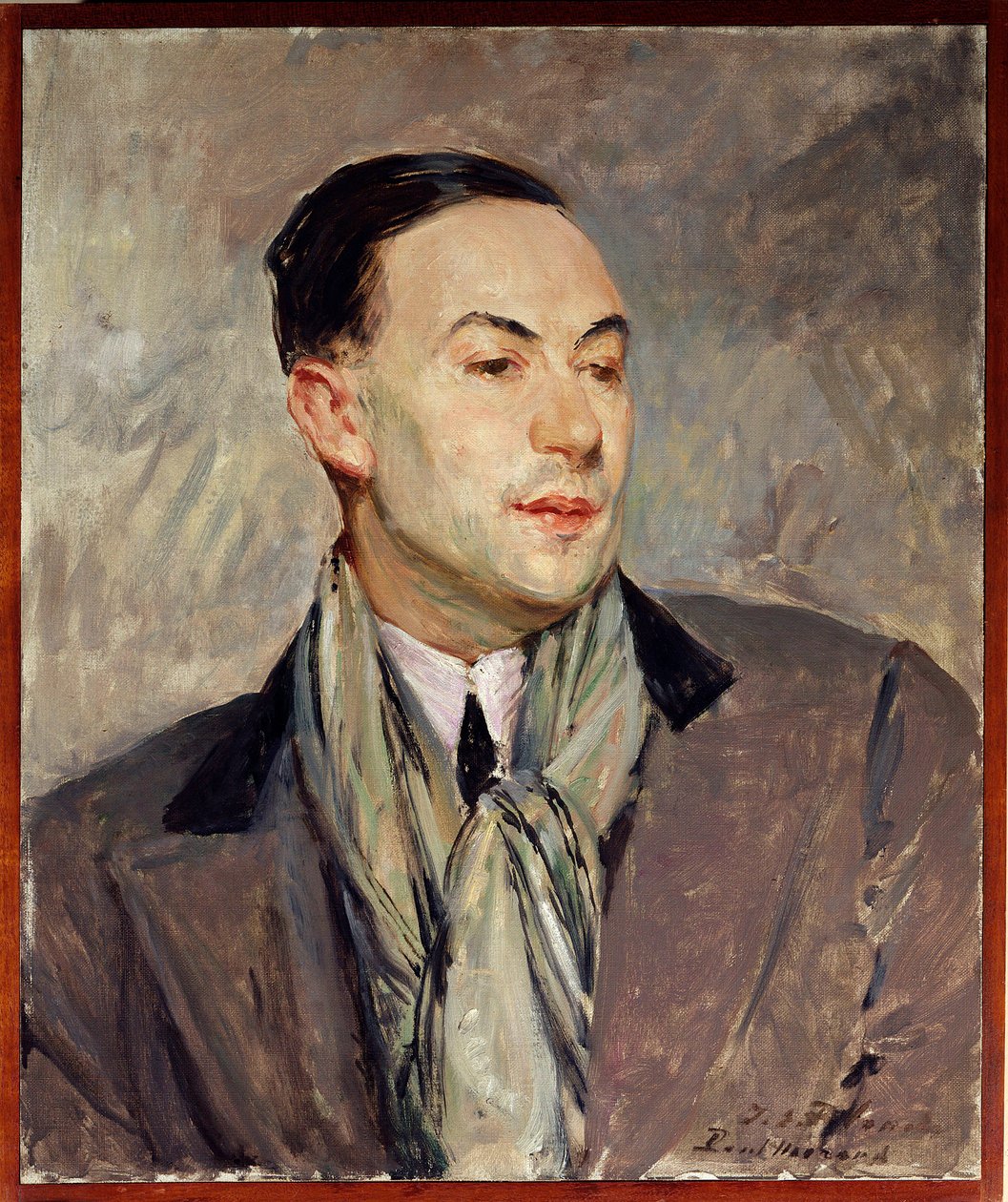 Paul Morand (1888-1976) 肖像的研究 Jacques Emile (Jacques-Emile) Blanche (1861-1942) 的画作 0,54 x 0,45 m 鲁昂。 美术博物馆 作者 雅克·埃米尔·布兰奇