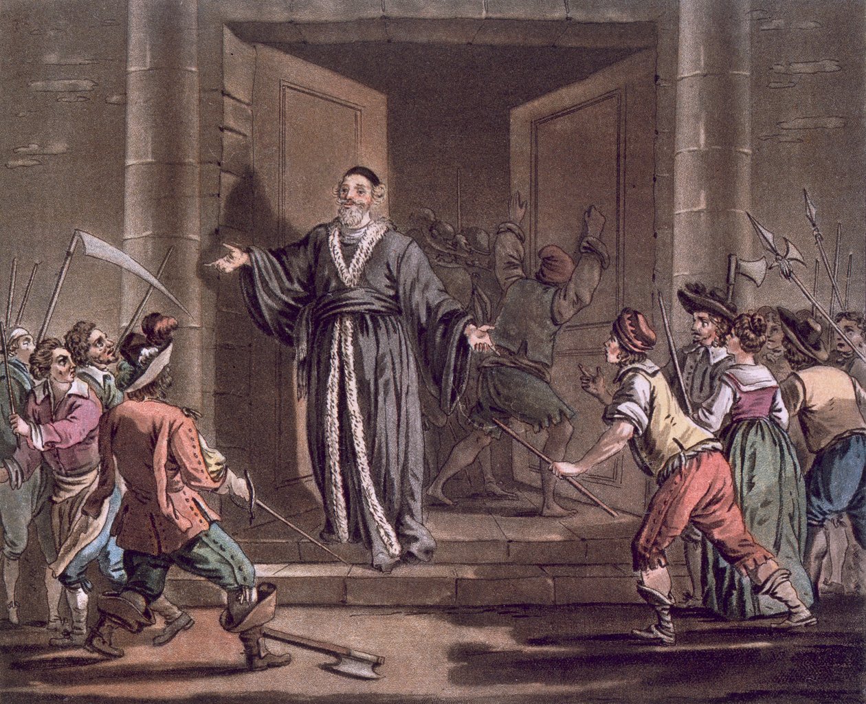 Mathieu Mole（1584-1656）受人民欢迎，由Jean Baptiste Morret（1790-1820）拍摄，1792年 作者 雅克·弗朗索瓦·约瑟夫·斯韦巴赫