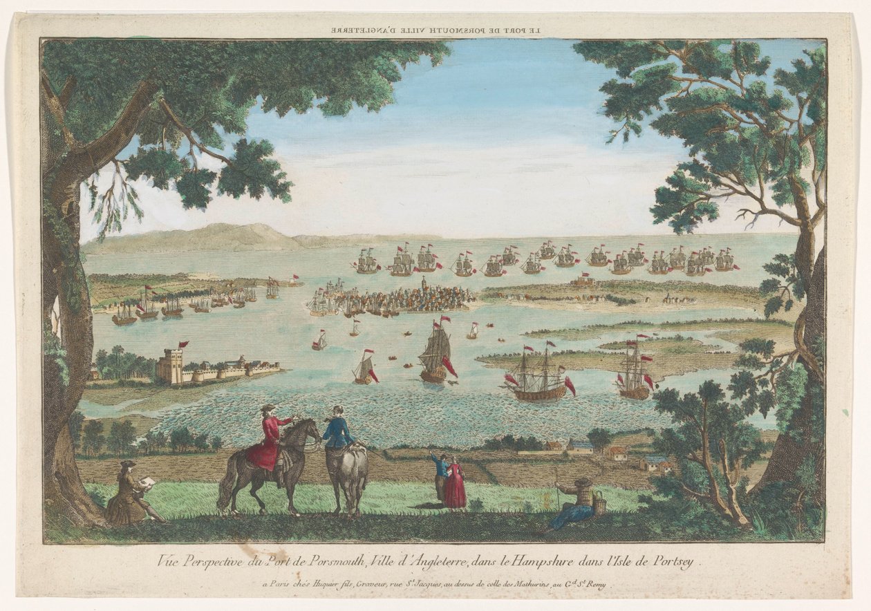 朴茨茅斯港口景观
Le port de Porsmouth ville d
