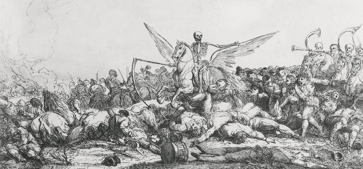 死亡的胜利，1779年 作者 雅克·甘梅林