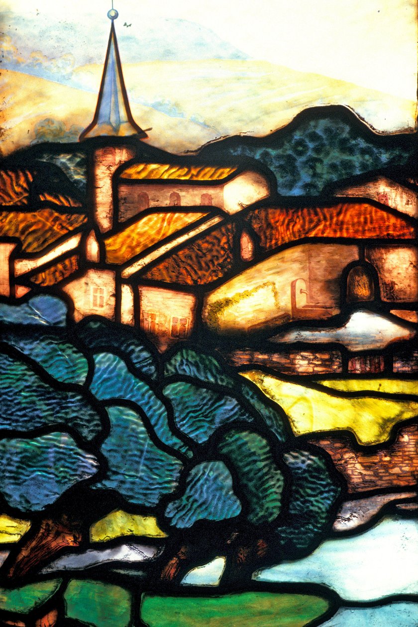 Nancy（第 54 部门），新艺术运动，工商会，Jacques Gruber 的彩色玻璃窗（1870-1936 年） 作者 雅克·格鲁伯（Jacques Gruber）
