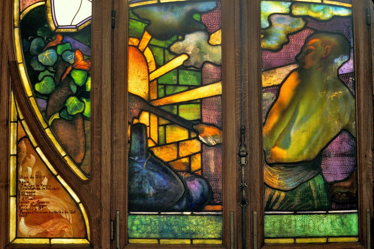 Nancy（第 54 部门），新艺术运动，商会和证券交易所，彩色玻璃，Jacques Gruber（1870-1936 年） 作者 雅克·格鲁伯（Jacques Gruber）