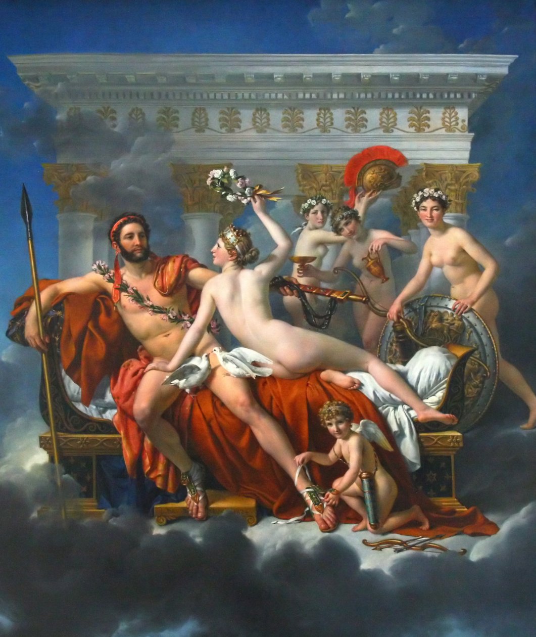 法语: Mars désarmé par Vénus 火星被金星缴械 作者 雅克·路易·大卫