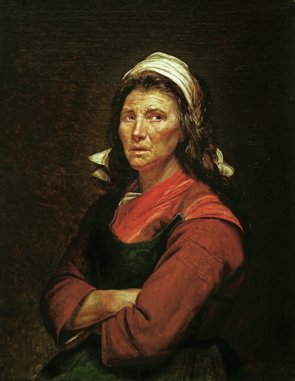La maraichère 卖菜的，1789年。 作者 雅克·路易·大卫