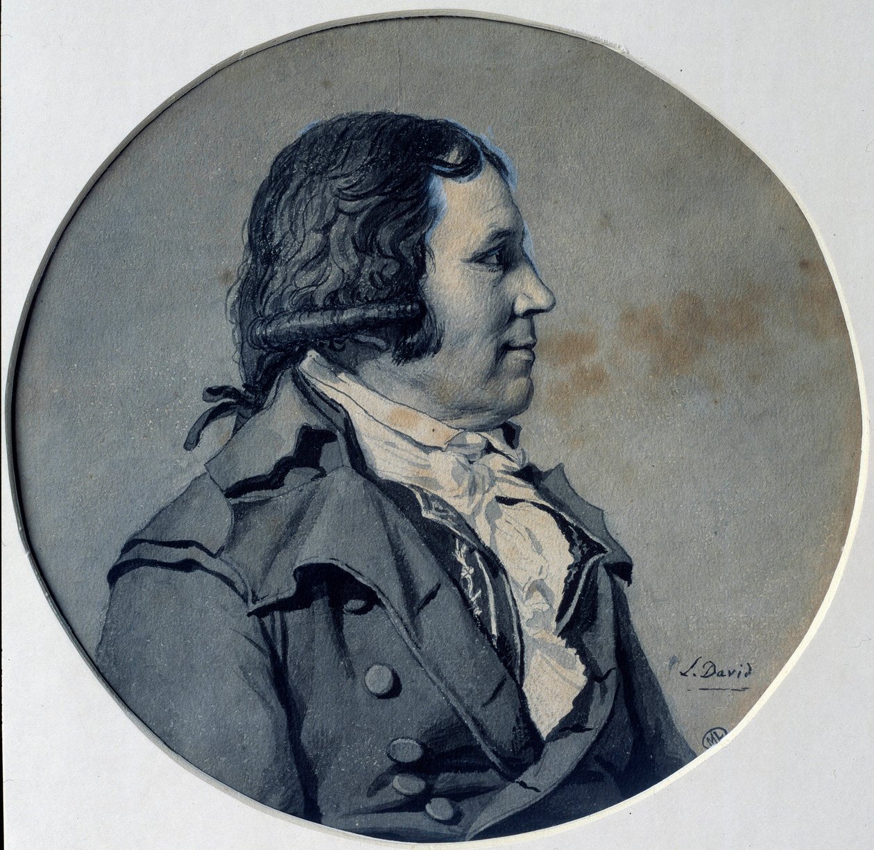 Edmond Louis Dubois de Crance (1747-1814) 副、战争部长的肖像。 雅克·路易斯·大卫 (1748-1825) 的绘画 作者 雅克·路易·大卫