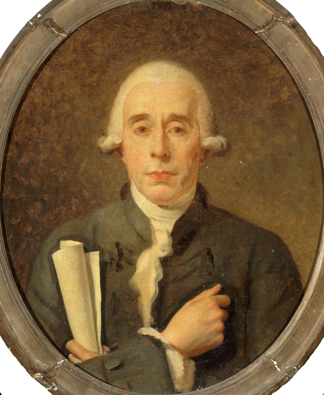 Jean Sylvain Bailly 1736-1793年的肖像，约1790年。 作者 雅克·路易·大卫