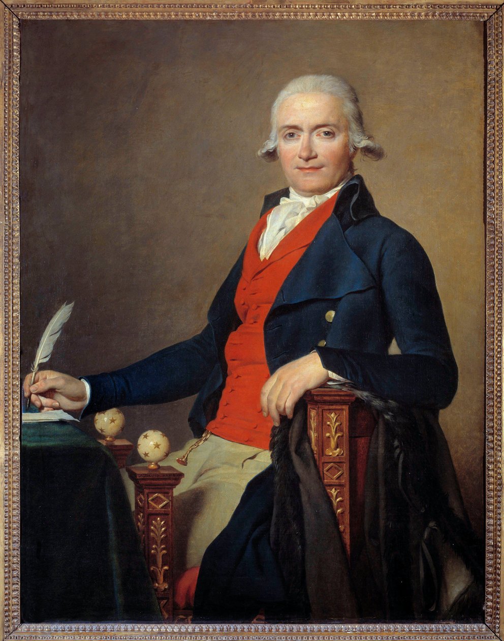 加斯帕德·迈耶部长 (1749-1799) 的肖像 Jacques Louis David (1748-1825) 1795 年作画 作者 雅克·路易·大卫