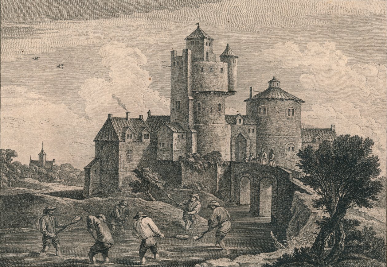 Le Chateau De Teniers》，1740年。 作者 雅克·菲利普·勒巴斯