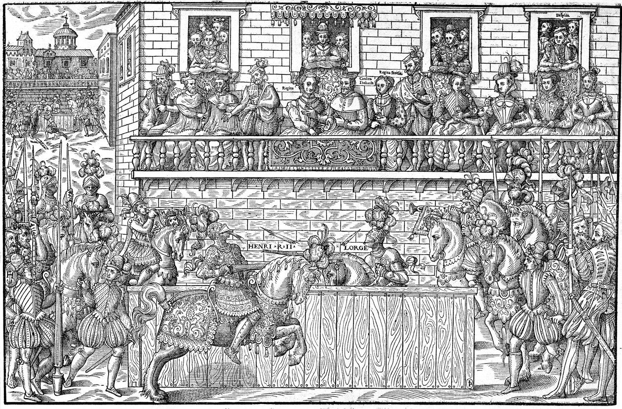 1559年亨利二世受伤的比赛 作者 雅克·托托雷尔