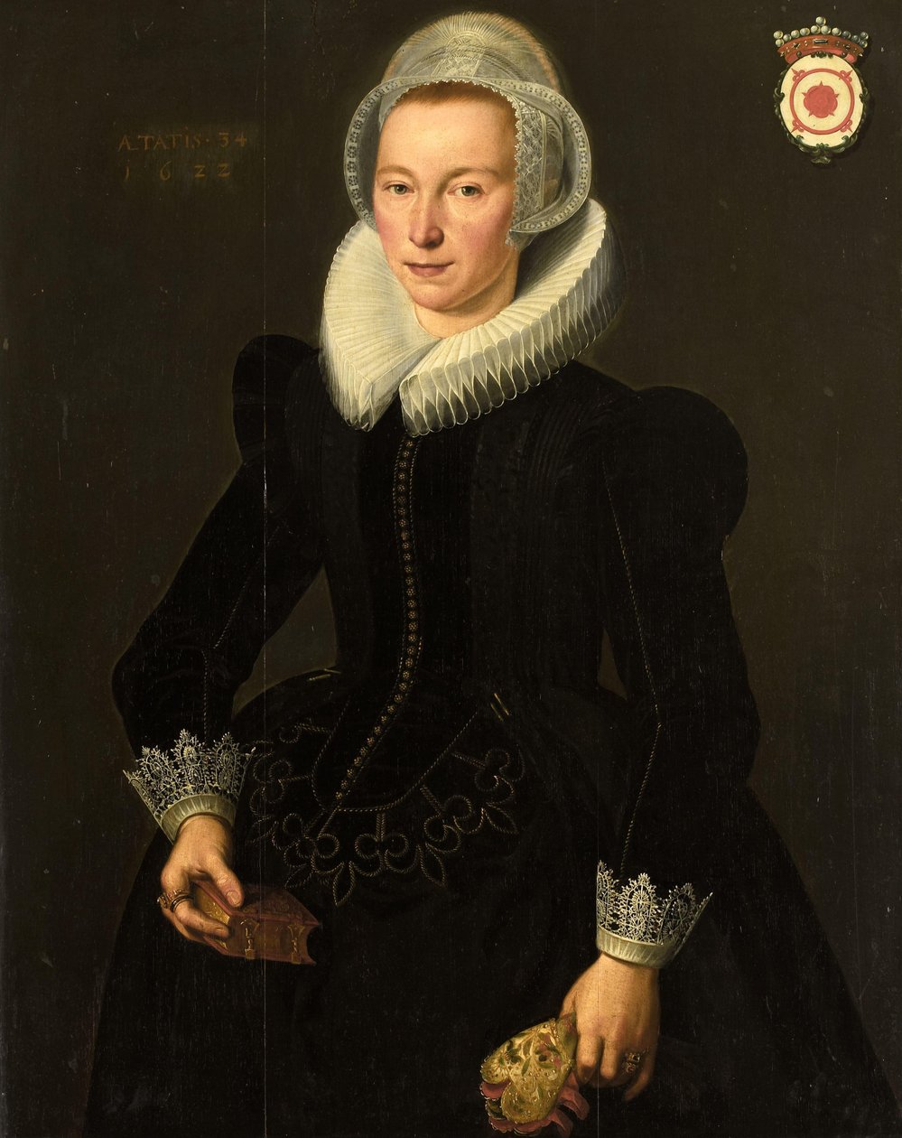 Grietje Adriaensdr Grootes 的肖像（1588-1624） 作者 雅克·瓦本（归因于）