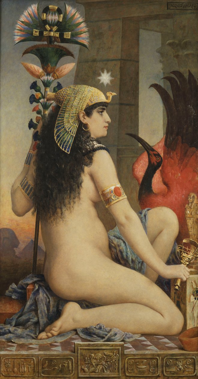埃及女人，1875年 作者 雅克·瓦格里兹（Jacques Wagrez）