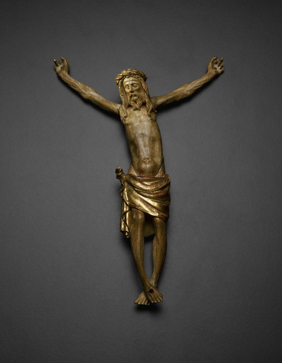 耶稣受难像的基督文体，1391-99年 作者 雅克·德·巴泽（Jacques de Baerze）或贝尔