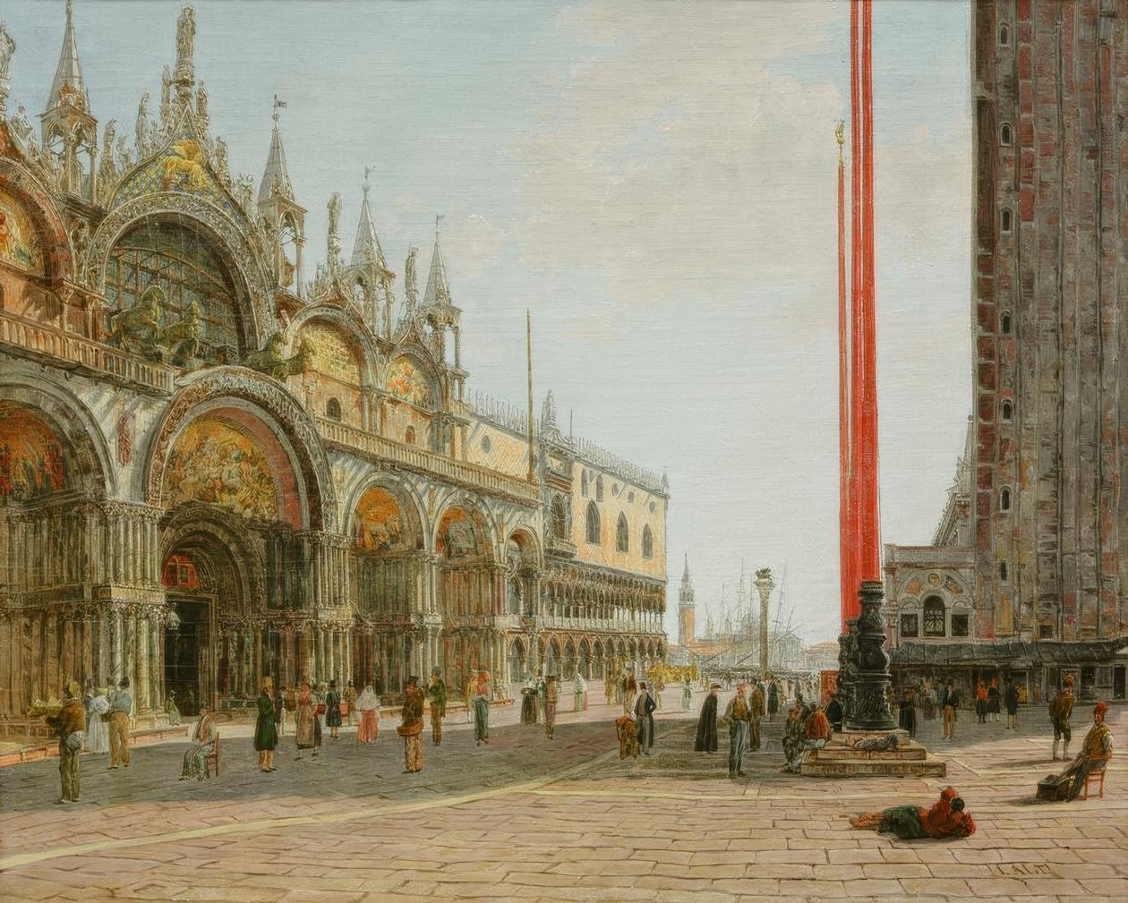 Venedig的San Marco 作者 雅各布·阿特