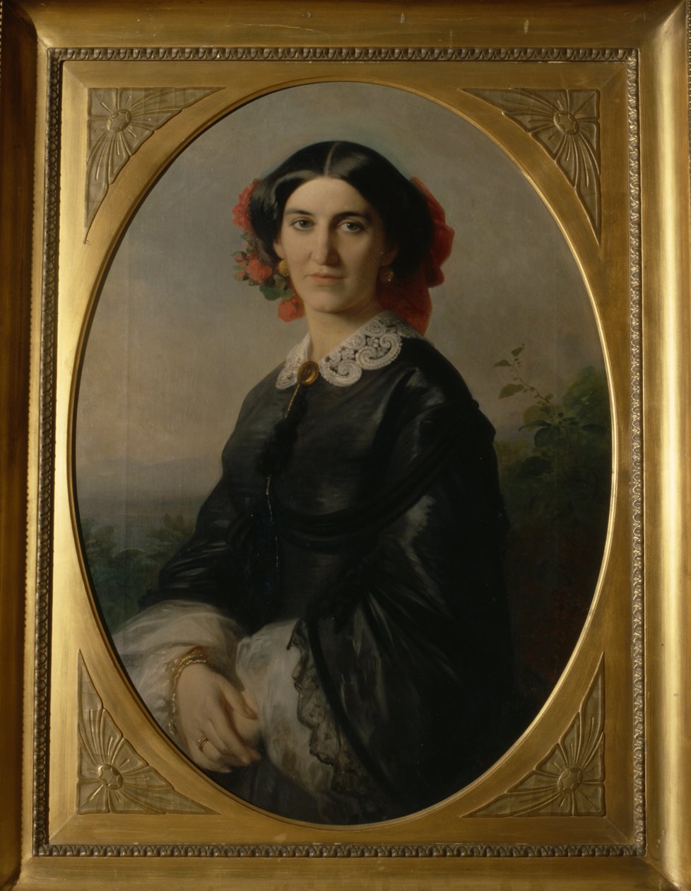 公主Johanna von Bismarck，1857年 作者 雅各布·贝克尔
