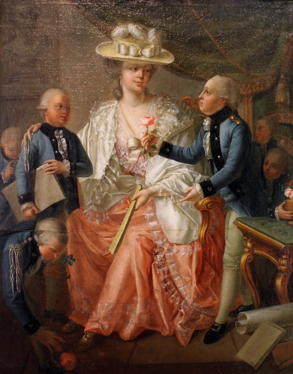 Franziska von Hohenheim在高级Carlsschule 作者 雅各布·弗里德里希·韦克林