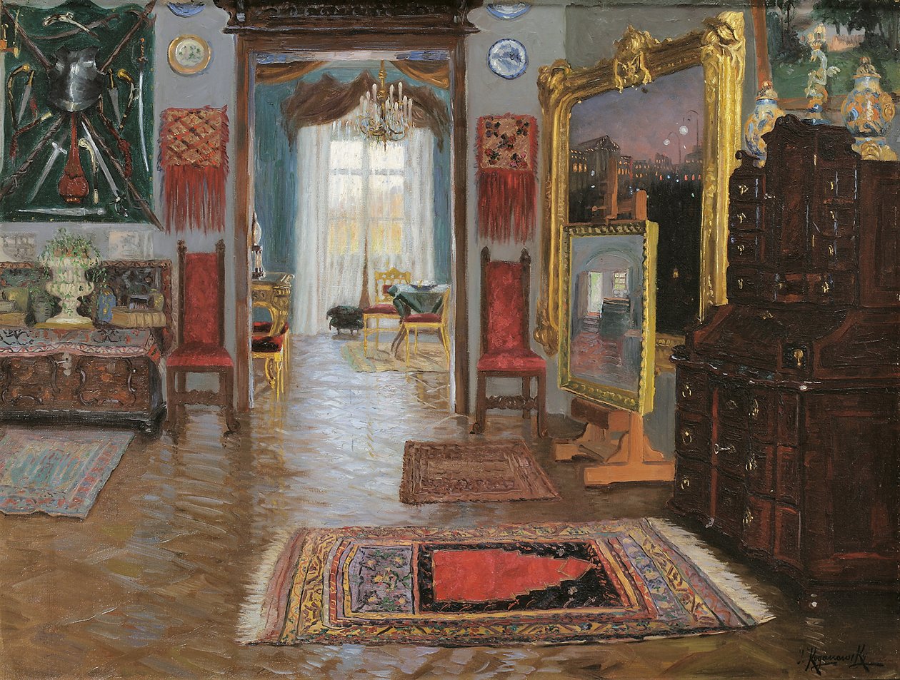 Salon des KunstlersnEnglish：The Artists Salonn 作者 雅各布·科加诺夫斯基（Jakob Koganowsky）