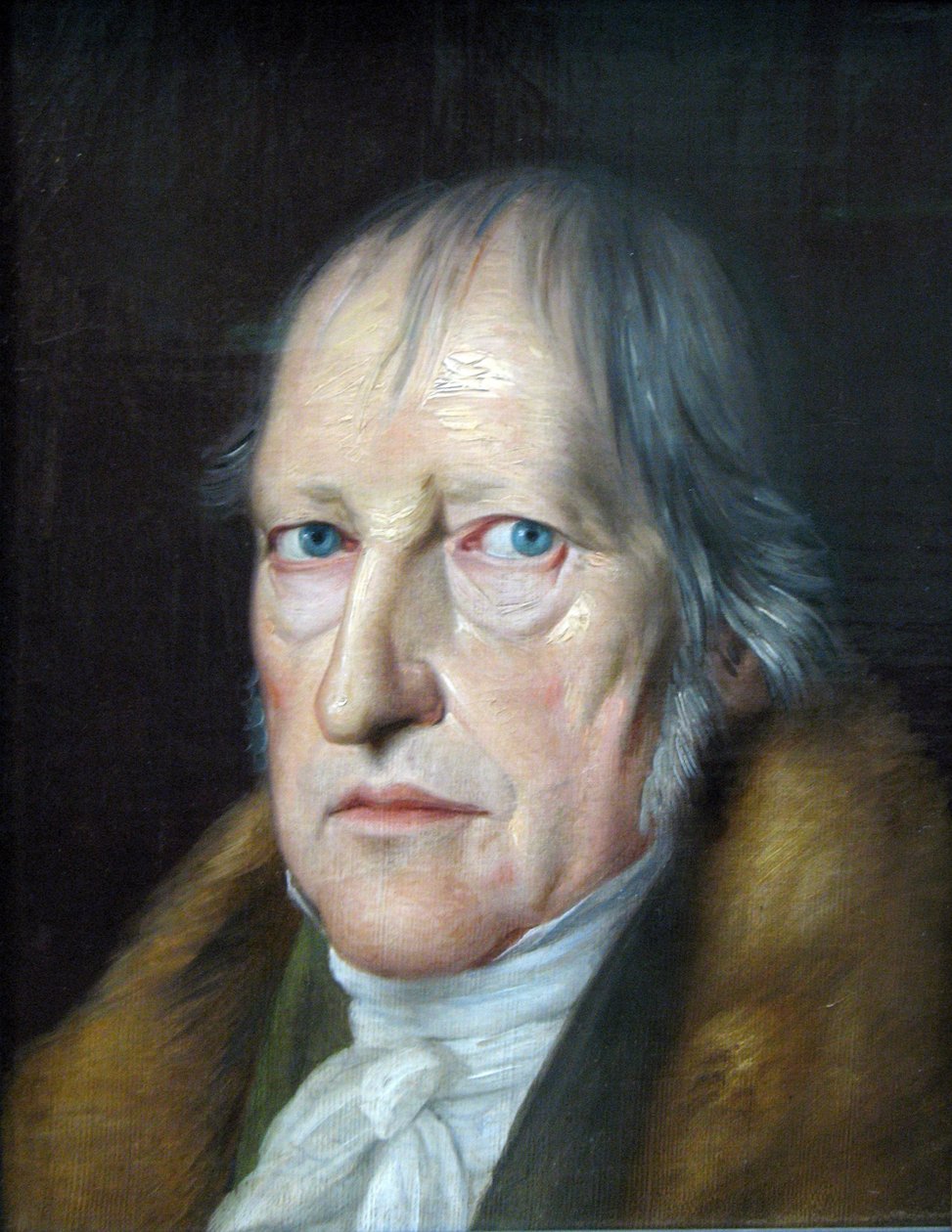 哲学家Georg Friedrich Wilhelm Hegel 作者 雅各布·施莱辛格