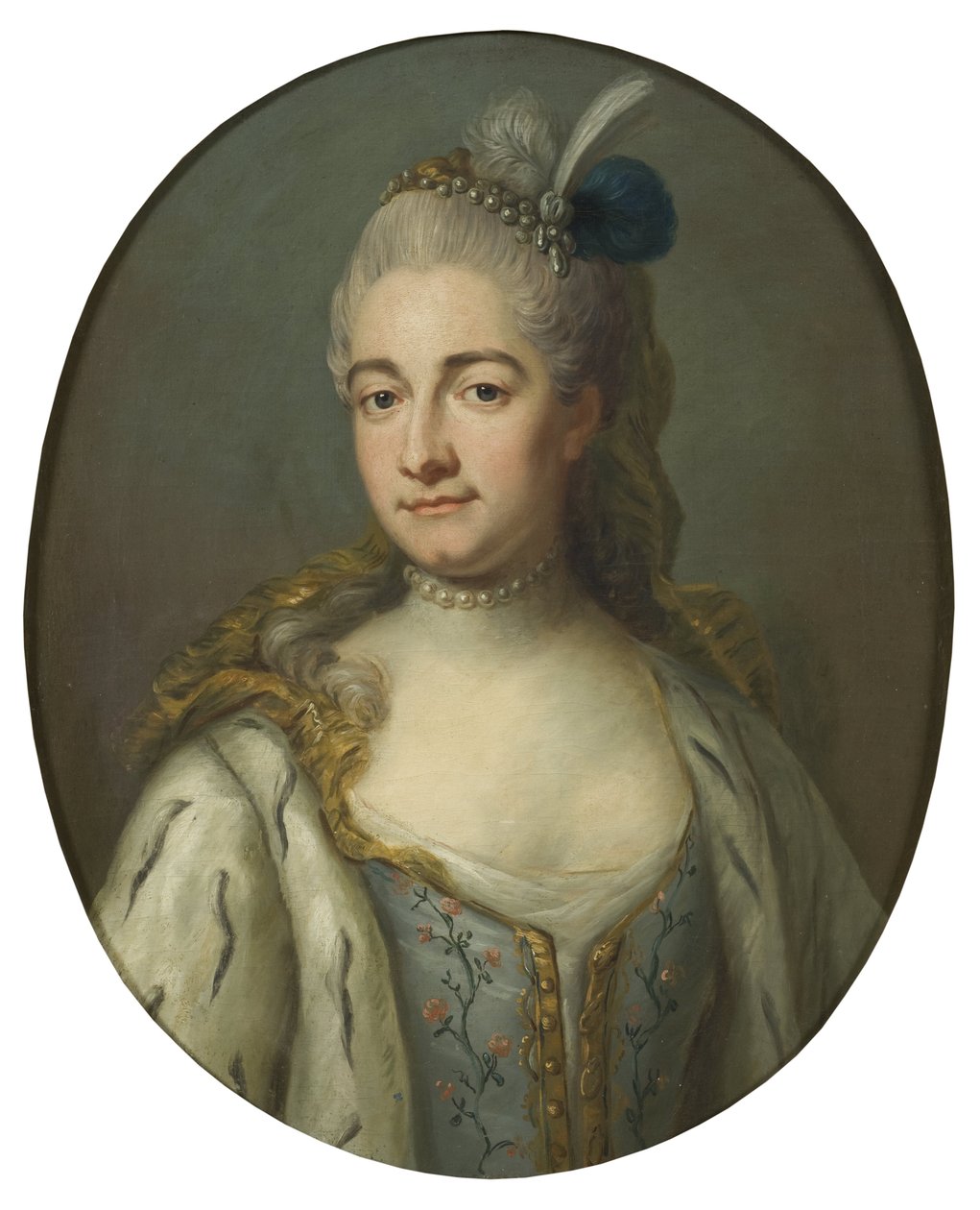 Hedvig Catharina von Fersen 伯爵夫人，外号 Hedwige Catherine de La Gardie - 伯爵夫人 Hedvig Catharina De la Gardie（1695-1745 年），外号 Lillie 的肖像，作者 Bjoerk、Jakob（1726-1793 年）。布面油画。尺寸：68x55 厘米。斯德哥尔摩国家博物馆 作者 雅各布·比约克