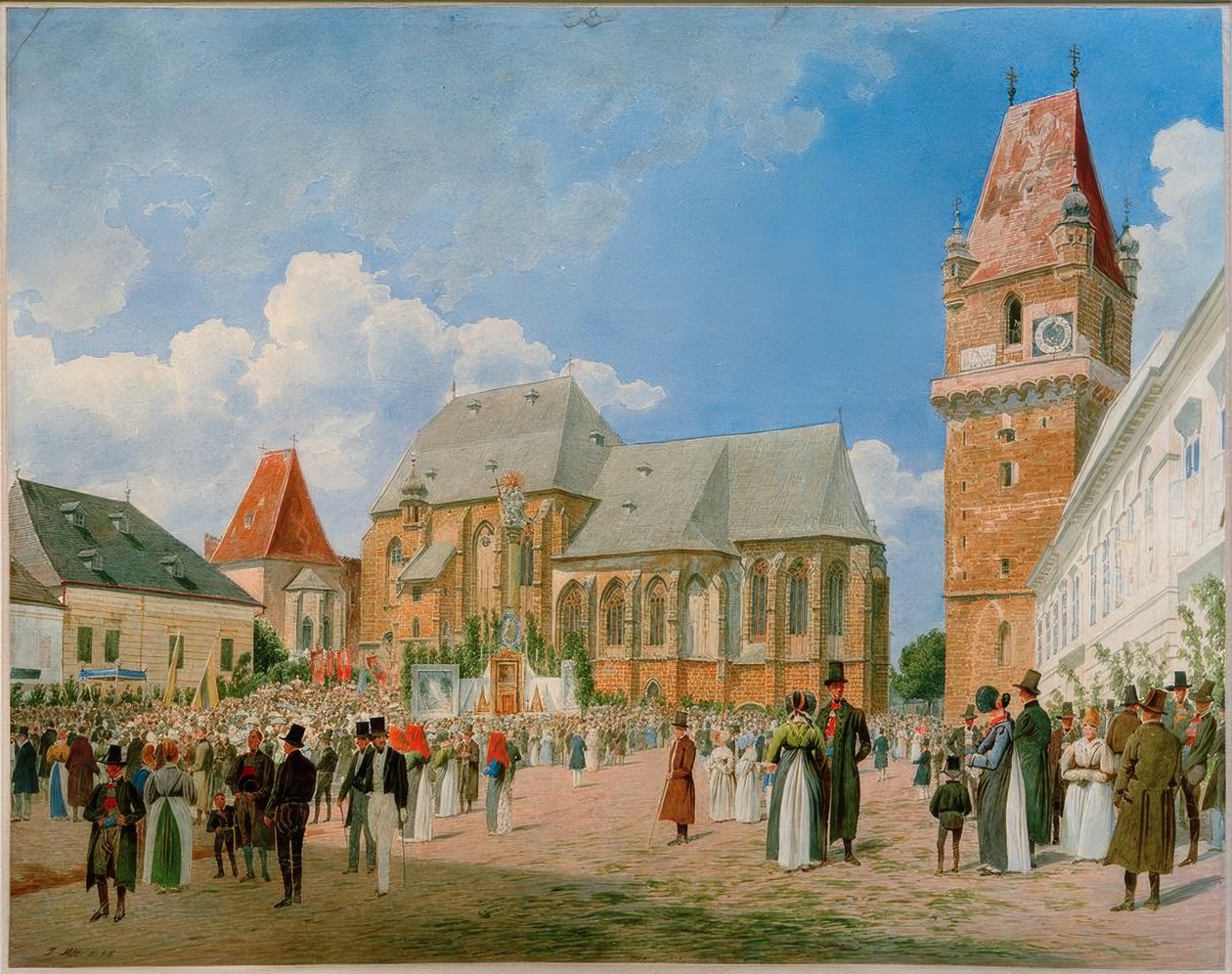 Perchtoldsdorf（Mödlich区，下奥地利州，奥地利）， 作者 雅各布·阿特