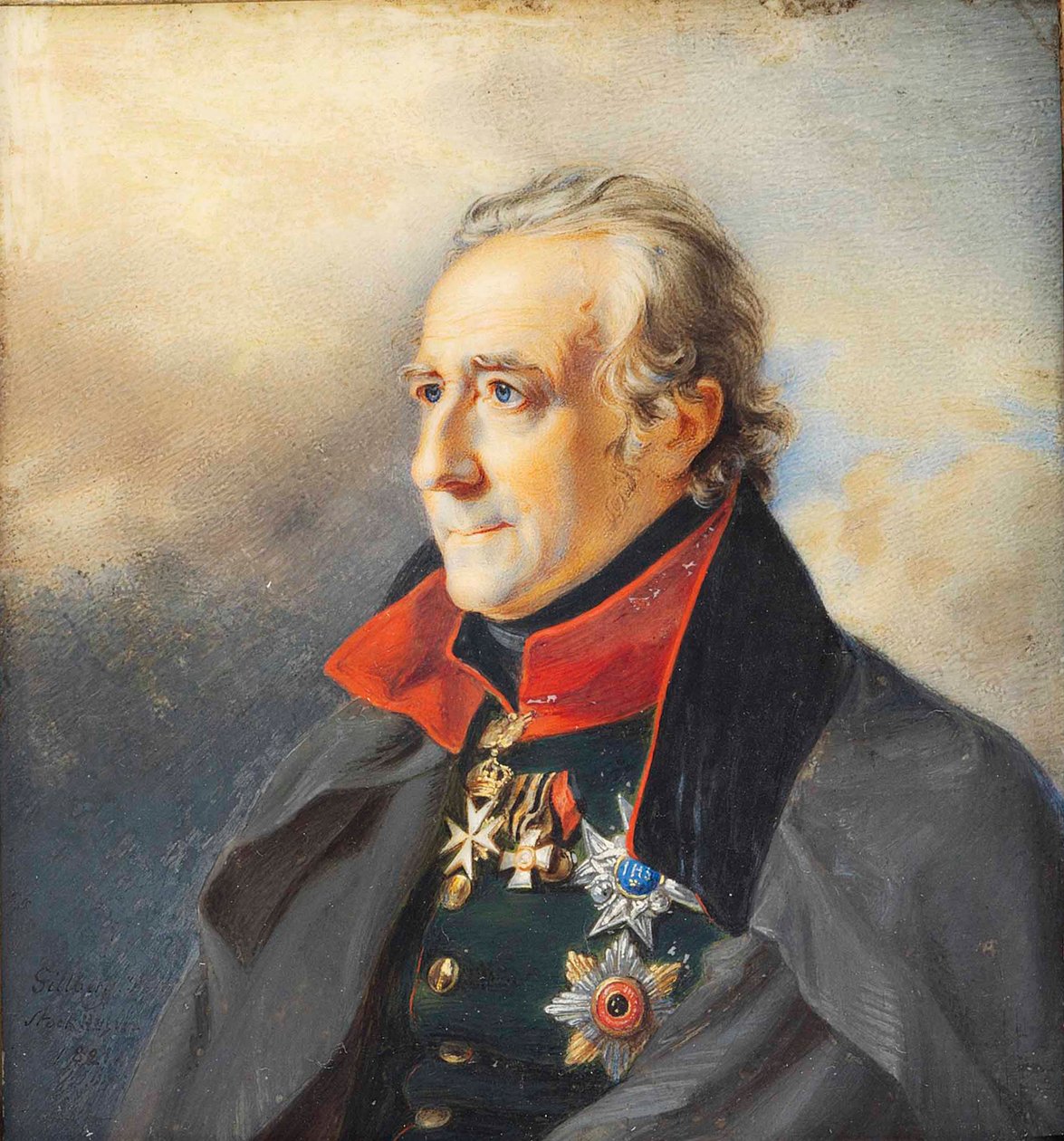 Jan Pieter van Suchtelen的画像1751-1836，1821年。 作者 雅各布·阿克塞尔·吉尔伯格