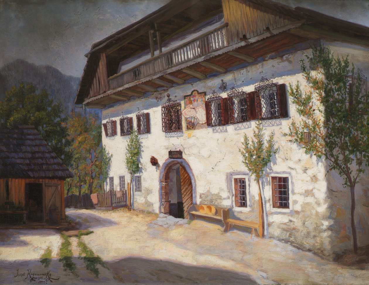 圣阿加莎的 Der Gasthof Pettar 旅馆 作者 雅各布·科加诺夫斯基（Jakob Koganowsky）