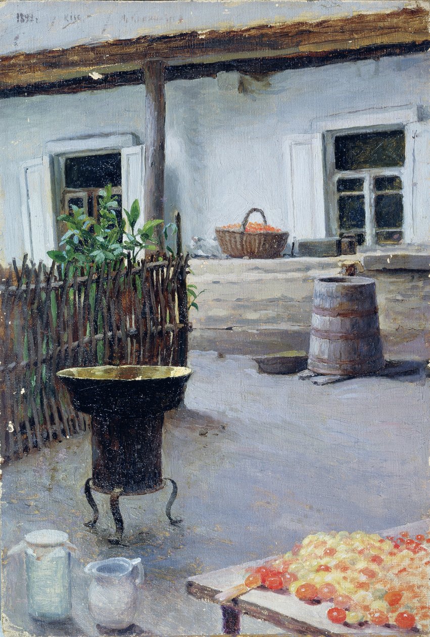 果酱烹饪, 1892 作者 雅科夫·雅科夫列维奇·卡利尼琴科