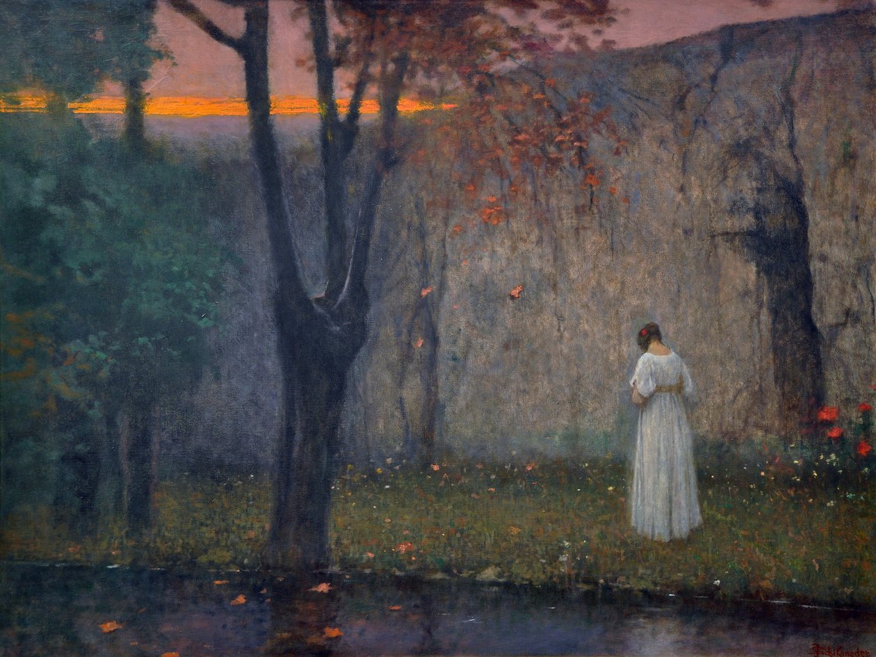 秋日黎明 作者：雅库布·斯卡内德 (Schikaneder, 1855-1924) 作者 雅库布·席卡内德